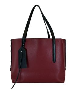 Tote Hobo, Piel, Burdeos/Negro,3*